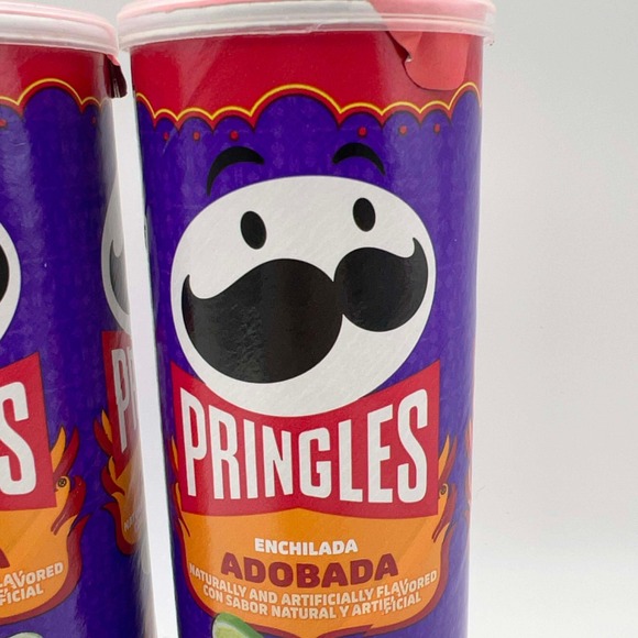 Pringles Enchilada Adobada Potato Crisps 2 Cans 5.5oz Each Limited Edition - Picture 3 of 8